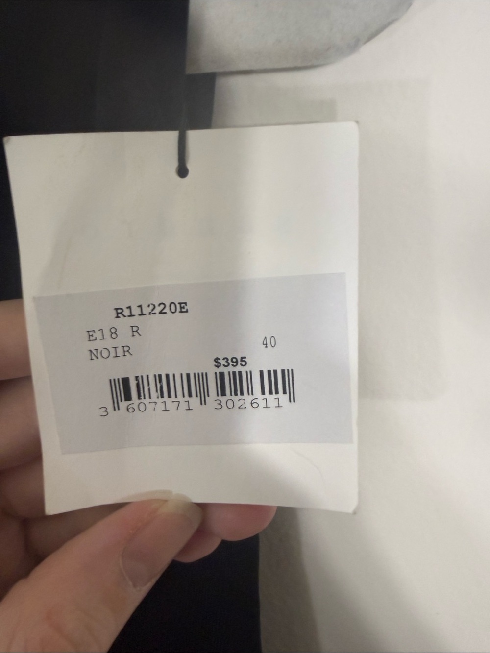 NWT Sandro Trudy Ruched Tie Midi Dress Black Size 8 - Picture 8 of 9